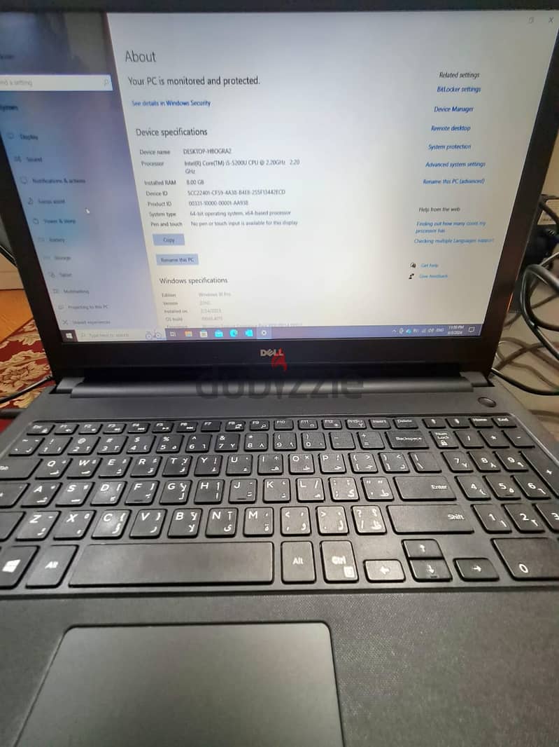 Laptop model Dell inspiron 5558 - لابتوب ديل موديل 5558 انسبيريون 1