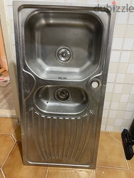 kitchen sink Franke Onda Onx 651 scarico 3.5' حوض مطبخ ستانلس فرانكى 0