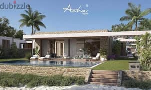 chalet for sale in north coast azha ras el hekma ,fully finished ,9 years installment 0