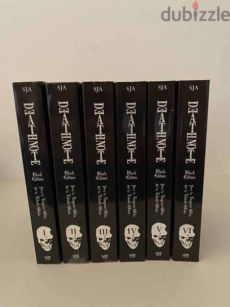 Death Note Black Edition manga set 1