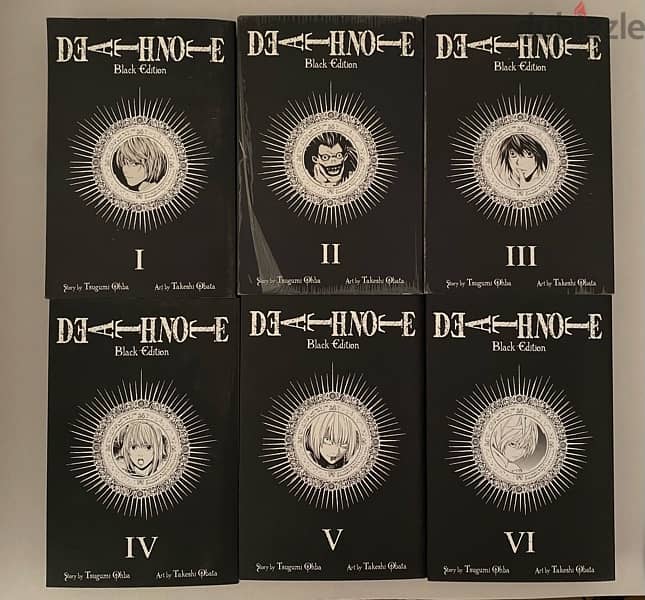 Death Note Black Edition manga set 2