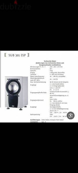 Subwoofer Active Elac 6