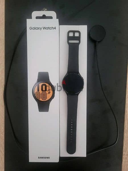 Samsung galaxy watch 4 44m black  like new 0