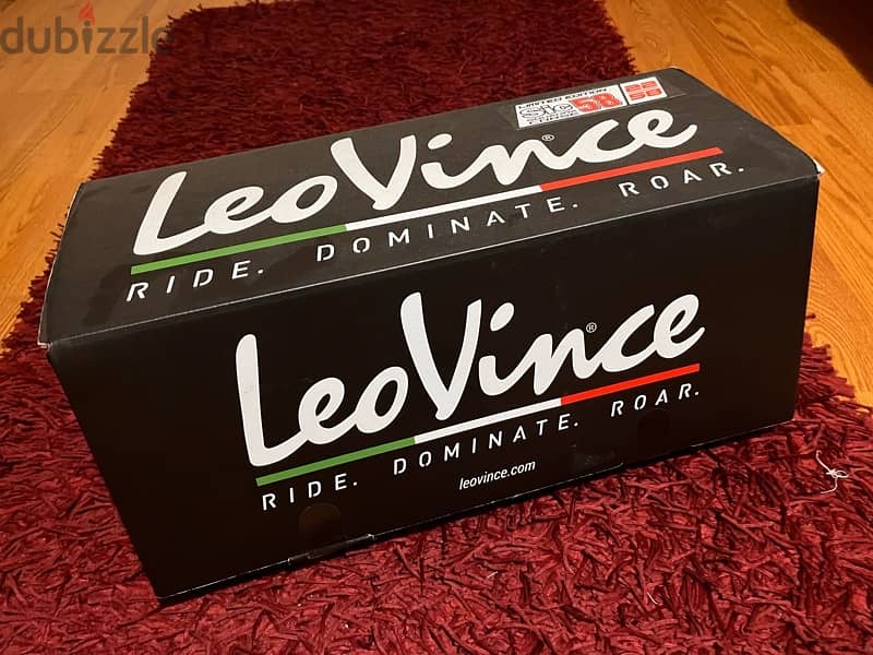 leovince exhaust slipon titanuim 1 of 58 original with box 3