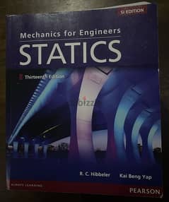 Mechanics for Engineers: Statics (13th Edition)