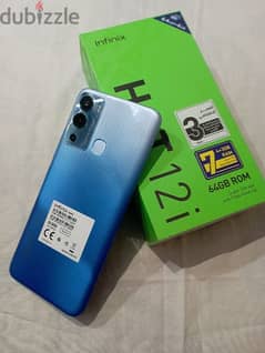 Infinix Hot 12i , 64g rom , 4g+3g ram