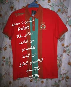 تيشيرت جديد مقاس XL