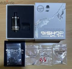 تانك بيشوب ٤ ملي bishop mtl 4ml كامل استخدام اسبوعين