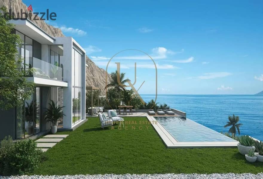 First row villa on the sea for sale in installments in the village of Cali Coast, North Coast, on the Ras El Hekma Sea 8