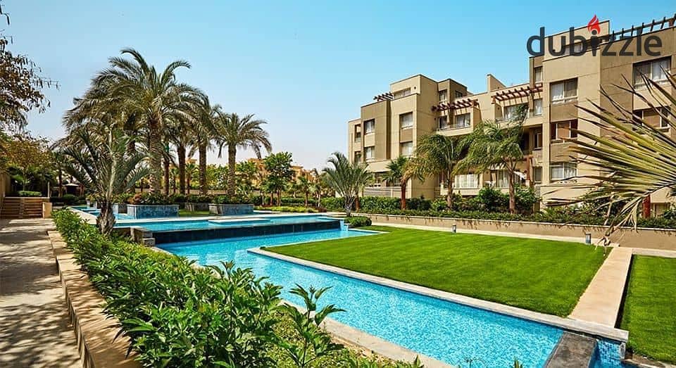 شقة للبيع 3 غرف علي اللاجون في سوان ليك حسن علام التجمع الاول بالتقسيط Apartment 151m finished in Swan lake Hassan Allam New Cairo 7