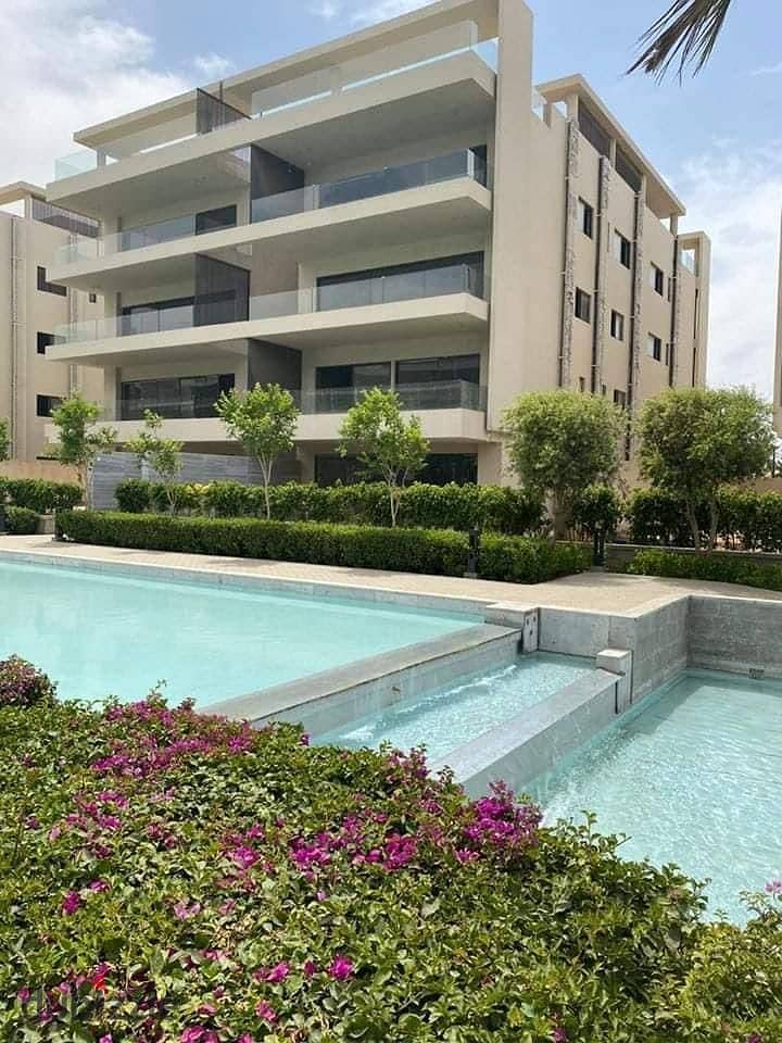 شقة ارضي 144م بجاردن امام بوابه الرحاب في سوان ليك حسن علام التجمع Aptartment 144m with Garden flexi finished for sale in Swan lake Tagmoaa 10