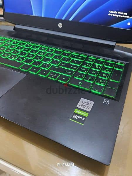 HP PAVILION
 CORE I7 10750H 
GTX 1650 TI 4g DDR6 2