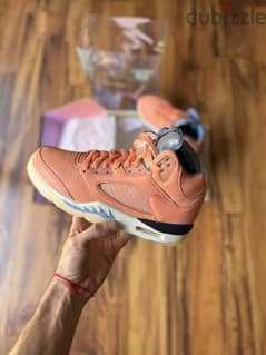 Air Jordan 5 DJ Khaled Crimson Bliss Authentic - الاصليه 0