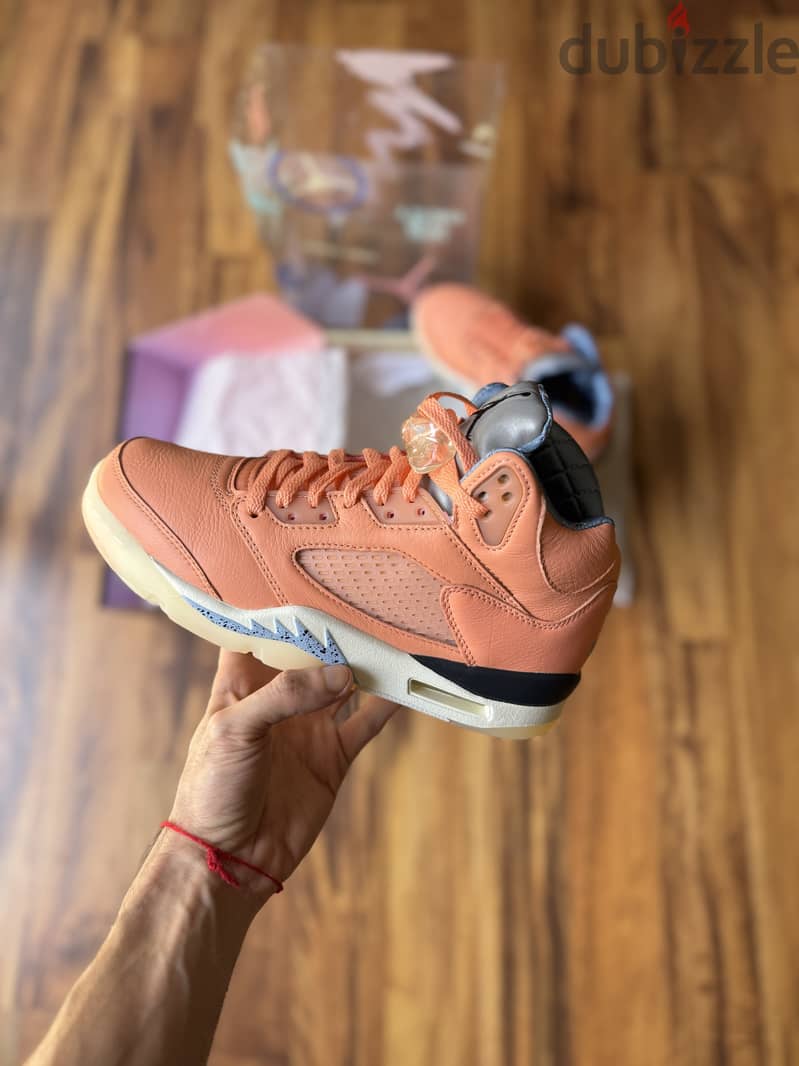 Air Jordan 5 DJ Khaled Crimson Bliss Authentic - الاصليه 0