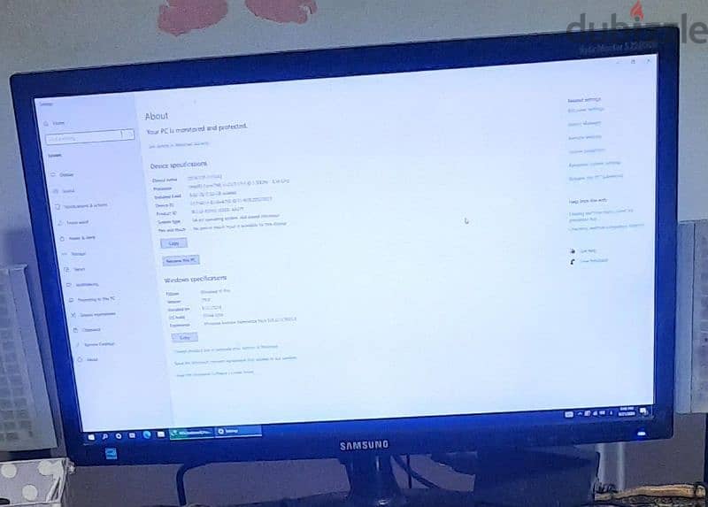 شاشة كمبيوتر سامسونج HD بحالة ممتازة 3