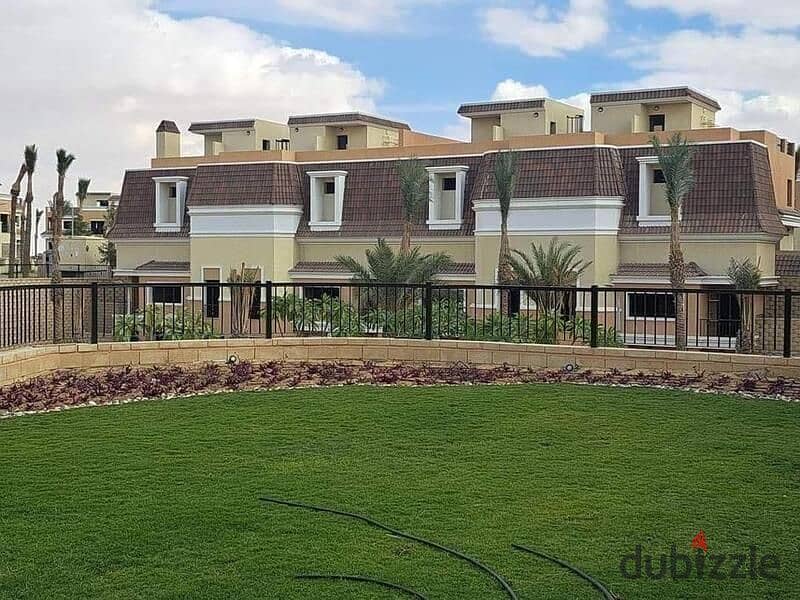 Villa for the price of an apartment in New Cairo, a full-service compound, directly on the Suez Road, next to with Madinaty 12