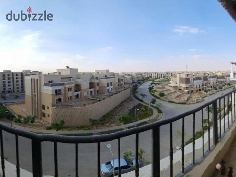 At the lowest price in New Cairo, a prime location villa for sale in the Live and Ayesh Direct compound on the Suez Road, Sarai Compound. 13