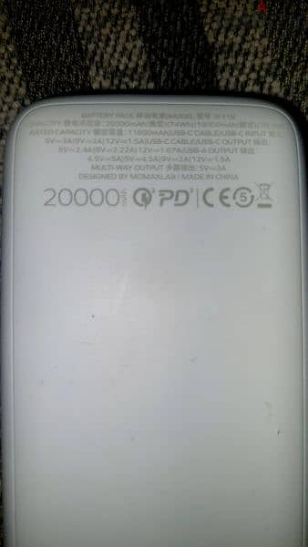 power bank 20000 mah  momax 2