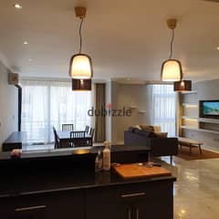 For Rent fully furnished modern apartment  3 bedrooms in Waterway near to El Rehab 0