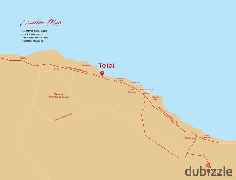 مقدم 10% شالية 127 متر + حديقة 177 متر للبيع الساحل الشمالى تقسيط تلال العلمين 5