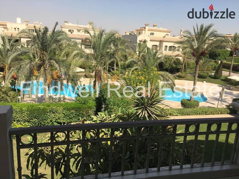 توين هاوس متشطب بالكامل كمبوند الباتيو 1 التجمع الخامس بمساحة كبيرة  بجوار الرحاب  El Patio Compound - New Cairo 1