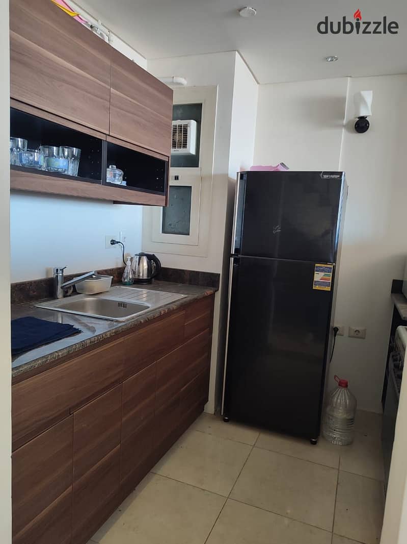 lowest  price Duplex furnished 2 rooms for rent in Porto New Cairo 3