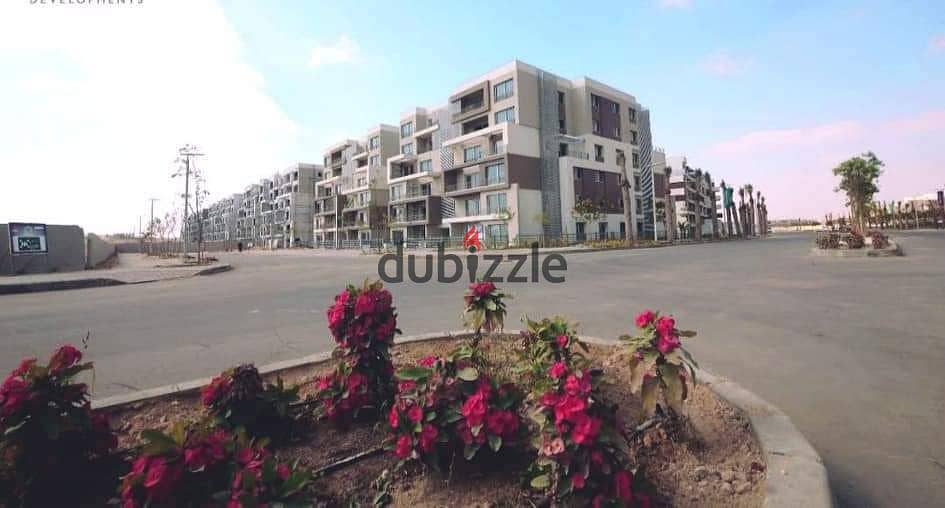 Ready To Move Apartment With Garden For Sale In Palm Hills New Cairo  UNDER MARKET PRICE  PRIME LOCATION REMAINING INSTALLMENTS 2