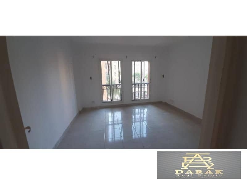 A prime apartment for rent in Madinaty, 211 sqm, garden view, B1, directly in front of the club. 13