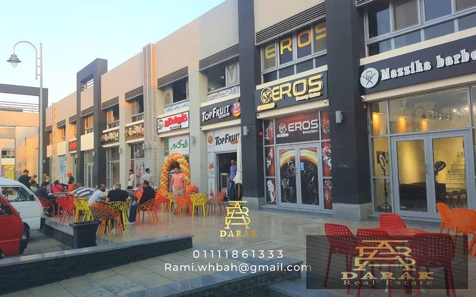 The only shop for sale in Madinaty, Craft Zone, installments, shop for sale, immediate receipt, shop for sale in Craft Zone 7