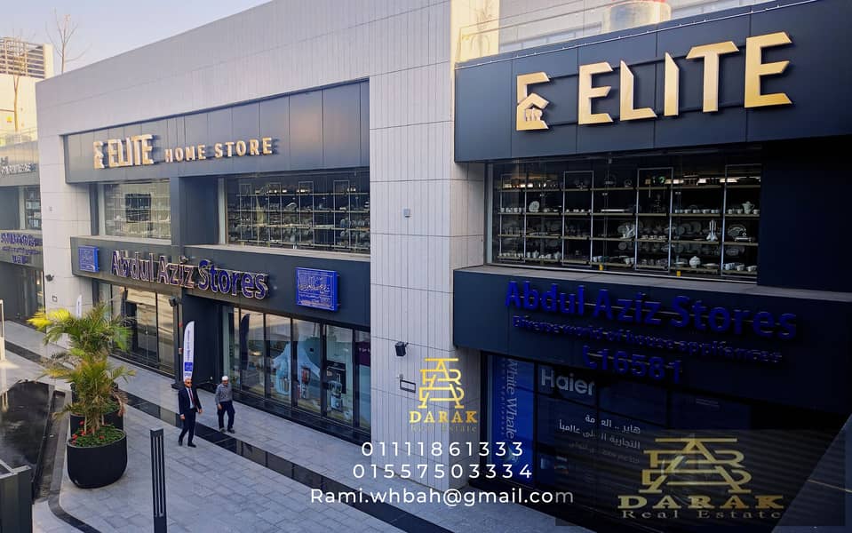 Shop for sale in Madinaty East Hub, double-face shop at the old price and very economical for quick sale, distinctive shop at the lowest total 2