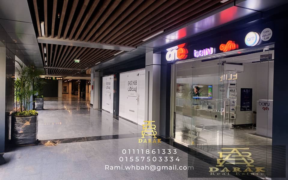 Shop for sale in Madinaty East Hub, double-face shop at the old price and very economical for quick sale, distinctive shop at the lowest total 4