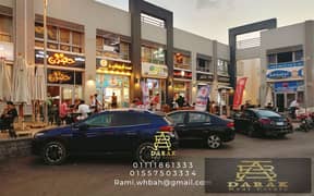 Shop for rent in Madinaty Craft Zone, fully finished, restaurant and café for rent, block facade with outdoor area, restaurant and café for rent 0