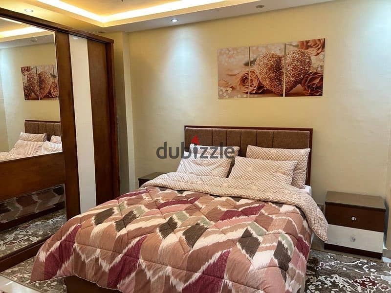 A hotel 2 bedrooms furnished flat for rent in Gb11 madinaty 8