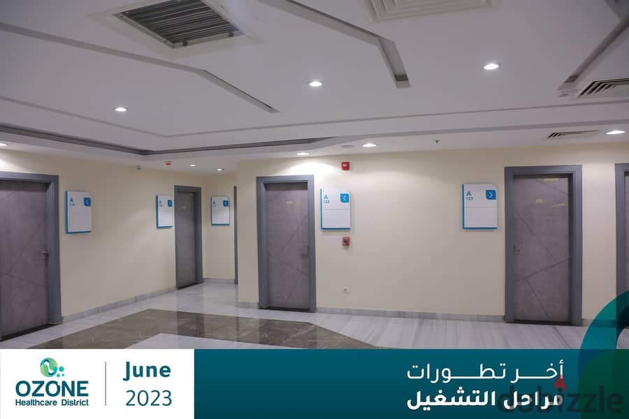 Clinic for sale in the largest densely populated area in the Fifth Settlement, the Narges area, Ozone Hospital 5