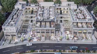 A shop for sale in Shorouk, in the middle of more than one compound and more than 10,000 residential units, in installments for 6 years