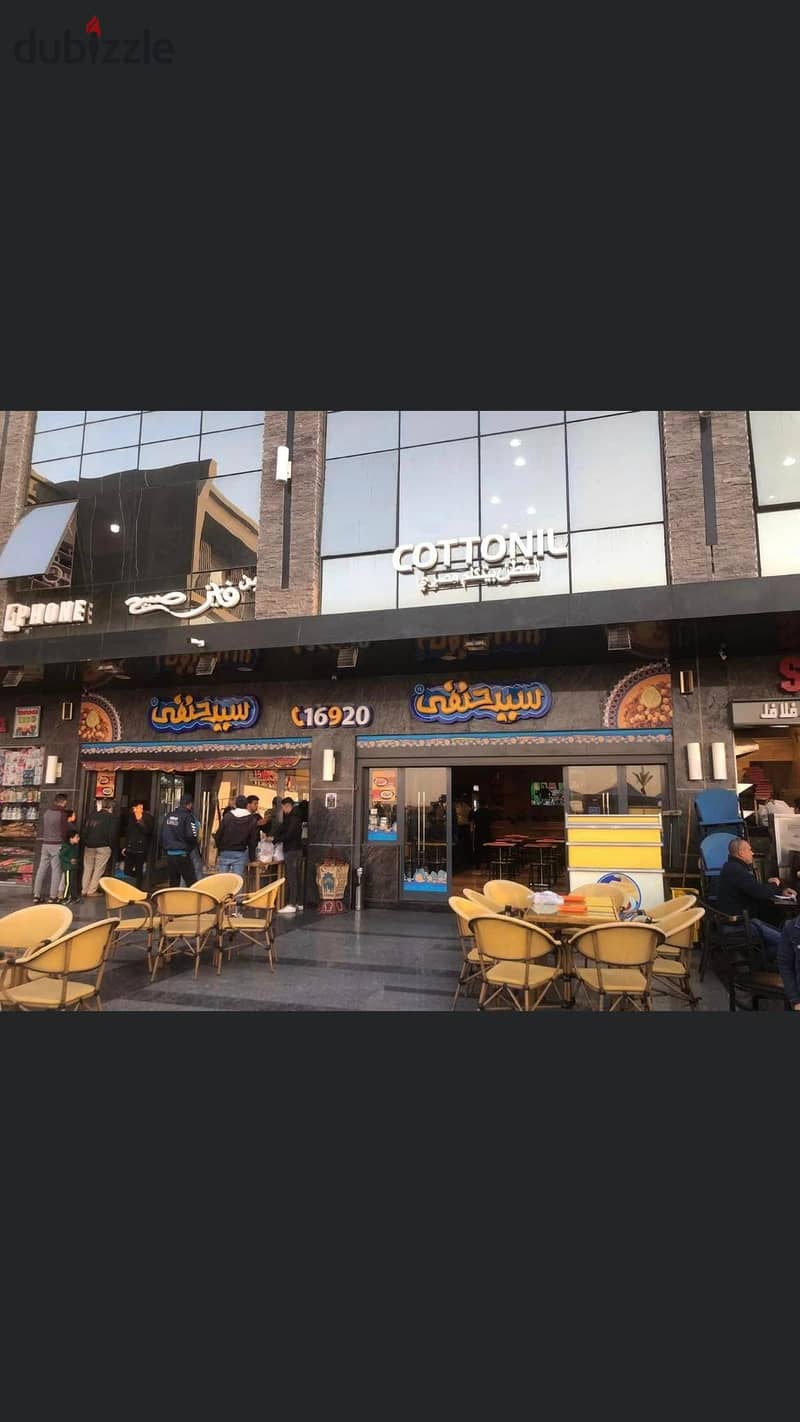 For sale, a store from the owner, direct receipt, and a working mall, 24 Jawad, in Shorouk 2, Town Center Mall 5