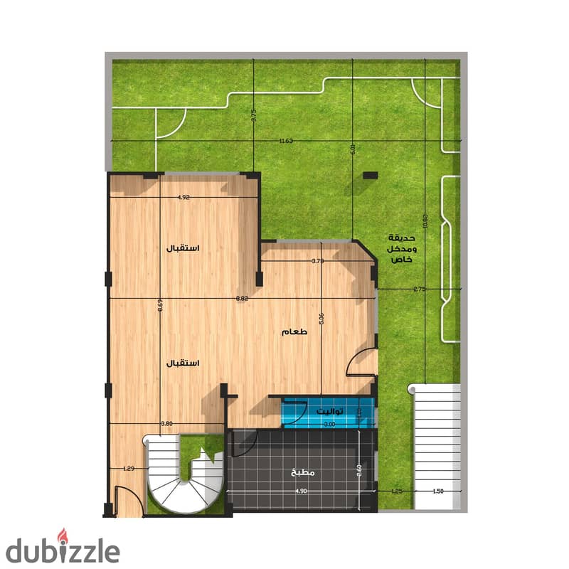 Duplex for sale in Shorouk, 267 sqm + 91 sqm, garden, immediate receipt, with payment facilities 1