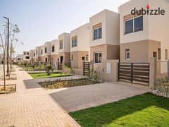 Twin house with immediate delivery in Palm Hills Compound, New Cairo, with a 20% down payment and the rest over 8 years without interest.