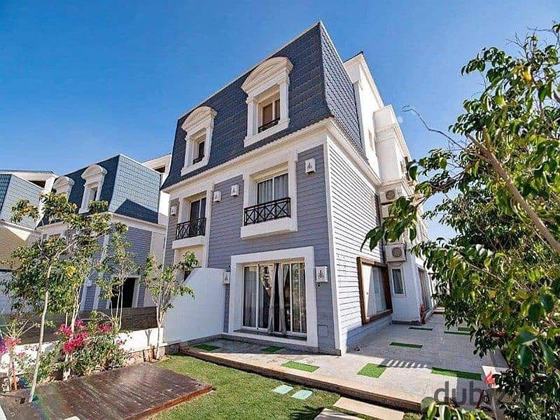 Townhouse ready to move for sale in Mountain View October Park Compound, the most prestigious October compound 10