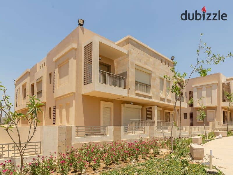 Garden duplex for sale in Taj City Compound, prime location in the most distinguished phases of the compound, with a 40% discount 8