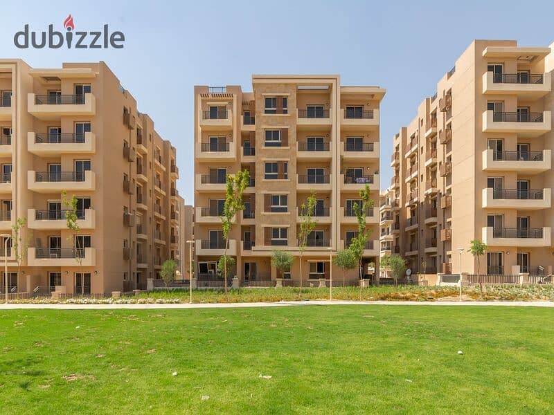 Garden duplex 220m for sale in Taj City Prime Location compound, with installments over 8 years, interest-free 16