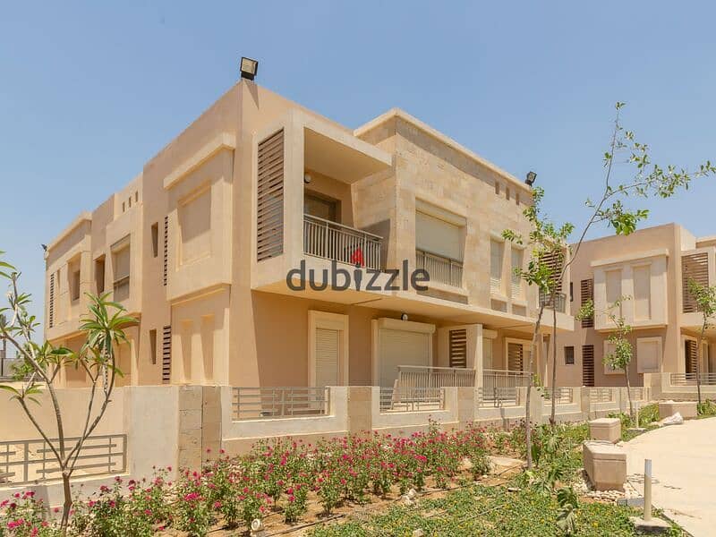 Garden duplex 220m for sale in Taj City Prime Location compound, with installments over 8 years, interest-free 19