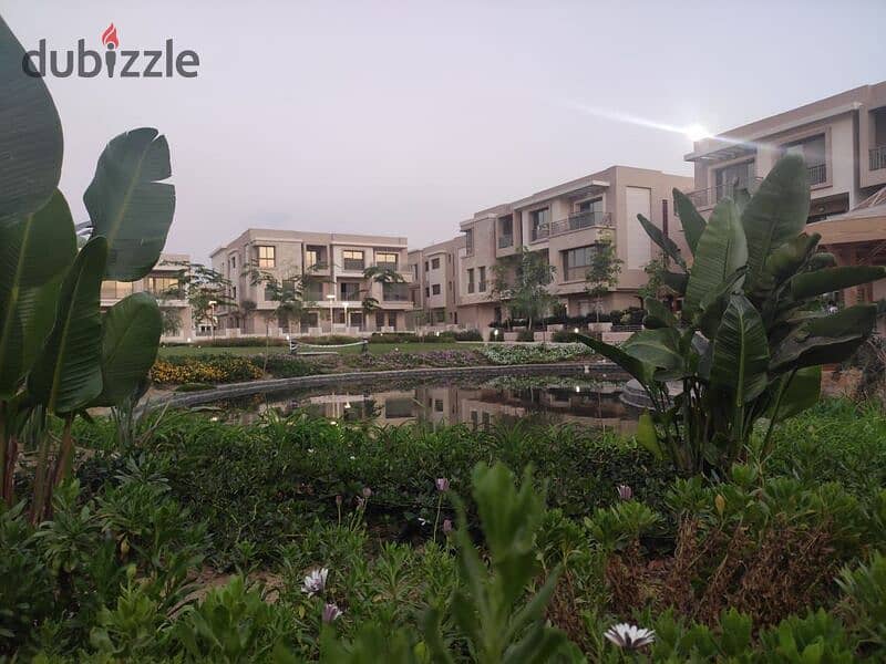 Garden duplex 220m for sale in Taj City Prime Location compound, with installments over 8 years, interest-free 21