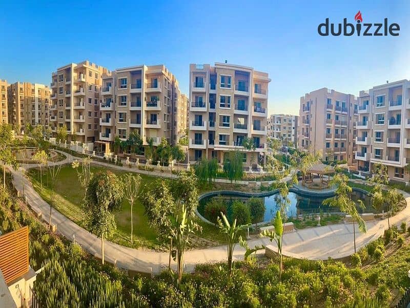 Ground floor duplex with garden for sale in front of Cairo International Airport for sale with a 40% discount and in installments without interest 2