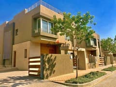 Townhouse corner for sale in Palm Hills New Cairo compound with installments over 8 years without interest 0