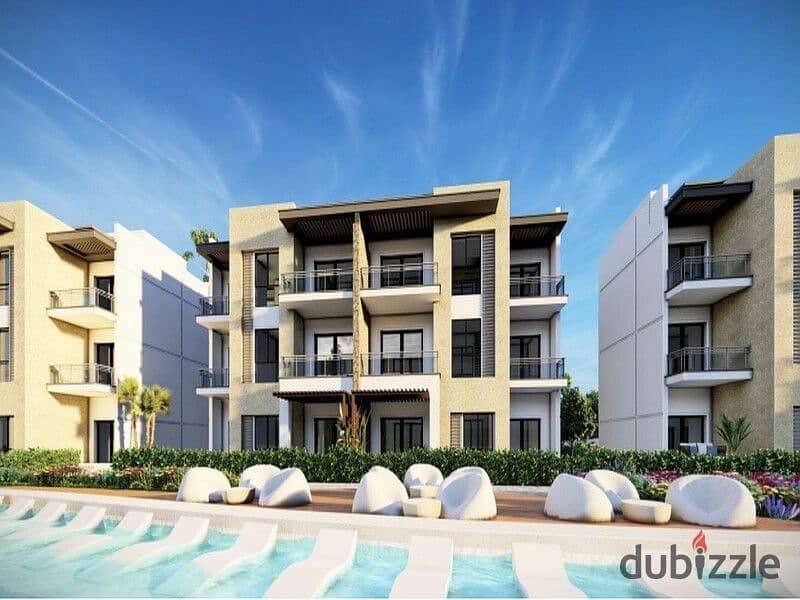 Ground floor duplex with garden, fully finished with air conditioners and natural gas, immediate delivery, for sale in Aroma Village, Ain Sokhna 20