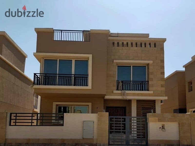 Prime Location Villa for sale in Butterfly Compound from Madinet Misr for Housing and Development (villas compound only) in front of Madinaty 6