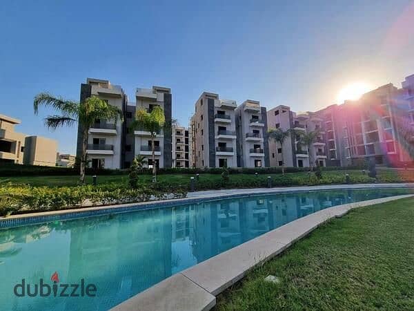 Immediately receive a pool view penthouse in a compound with full services and facilities Sun Capital October 0