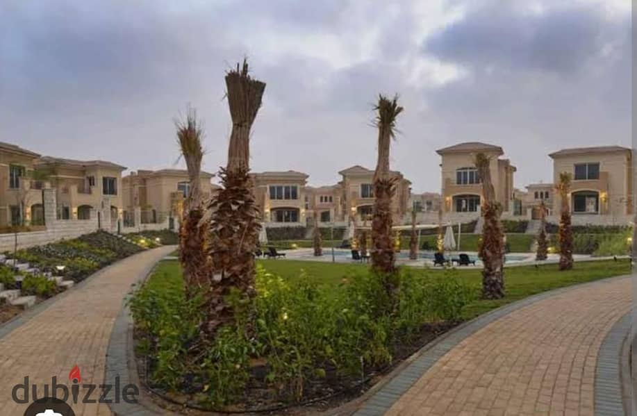 Standalone villa for sale in installments land, 540 m landscape view and lagoon in Stone Park 0