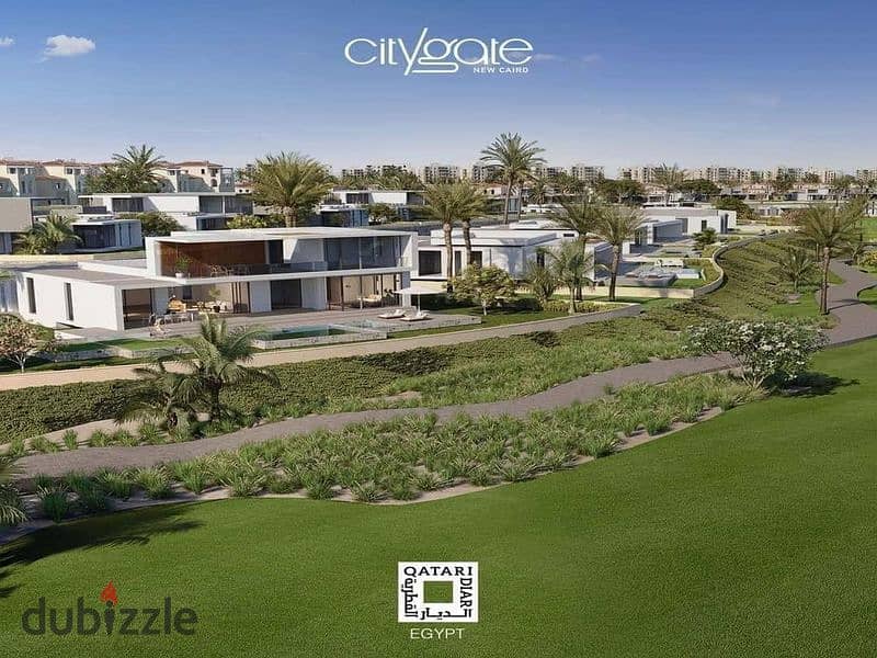 فيلا للبيع ريسيل استلام فوري على الجولف في كمبوند سيتي جيت city gate التجمع الخامس 0